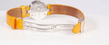 Authentic Ladies Bulgari B.Zero1 22mm Orange Patent Leather Quartz Watch