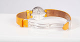 Authentic Ladies Bulgari B.Zero1 22mm Orange Patent Leather Quartz Watch