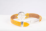 Authentic Ladies Bulgari B.Zero1 22mm Orange Patent Leather Quartz Watch