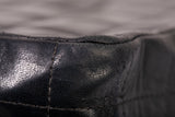 Authentic Chanel Black Lambskin Quilted Chocolate Bar Small Flap Shoulder Bag
