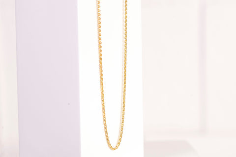 Lovely Ladies 14k Yellow Gold Braided Chain great pre-loved condition!