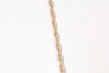 Ladies 14k Two-Tone Double Heart Diamond Pendant Necklace
