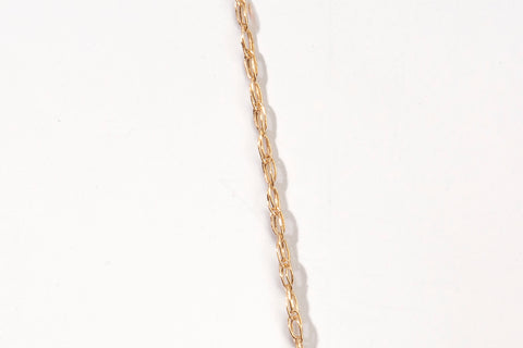 Ladies 14k Two-Tone Double Heart Diamond Pendant Necklace