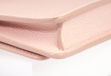 Authentic Burberry Henley Light Pink Grained Leather Wallet on Chain