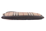 Authentic Burberry Haymarket Check Small Peyton Crossbody Clutch Bag