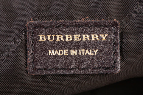 Authentic Burberry Haymarket Check Small Peyton Crossbody Clutch Bag