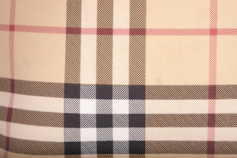 Authentic Burberry Nova Check Canvas Top Handle Tote