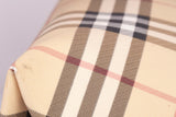 Authentic Burberry Nova Check Canvas Top Handle Tote