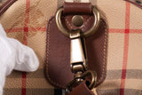 Authentic Burberry Signature Check Boston Holdall Duffle Bag