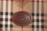 Authentic Burberry Signature Check Boston Holdall Duffle Bag