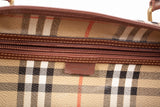 Authentic Burberry Signature Check Boston Holdall Duffle Bag