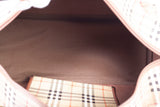 Authentic Burberry Signature Check Boston Holdall Duffle Bag