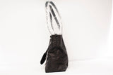 Authentic Burberry Logo Print Nylon Medium Black Tote
