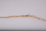 Ladies 18K Two Tone Gold Spiral Necklace