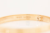 Authentic Classic Model CARTIER Love Bracelet 18k Yellow Gold Size 6.25"