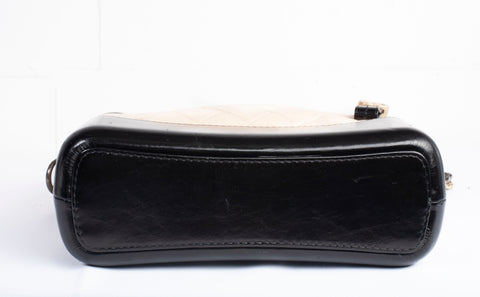 Authentic CHANEL Aged Quitled Calfskin Gabrielle Hobo Shoulder Bag