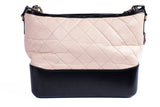 Authentic CHANEL Aged Quitled Calfskin Gabrielle Hobo Shoulder Bag