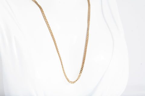 14k Yellow Gold 20'' Curb Link Chain