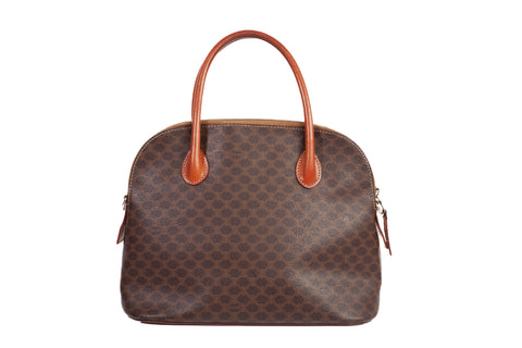 Authentic Vintage Celine Macadam Dome Handbag