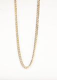 10k Yellow Gold Diamond Cut Cuban Link Chain Size 23.5"