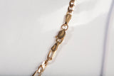 Unisex 14k Yellow Gold Figaro Style Chain 20"