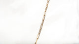 Ladies 18k Yellow Gold Paperclip Style Necklace Size 16"
