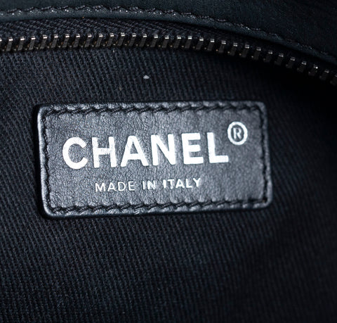 Authentic Chanel Aged Quilted Calfskin Gabrielle Hobo Shoulder Bag