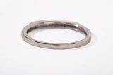 Ladies 10k White Gold Diamond Half Eternity Wedding Band Ring