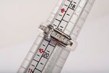 Gentlemen's 10k White Gold Channel-Set Diamond Wedding Band