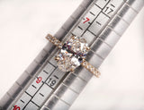 Ladies 14k Yellow Gold Lab Grown Oval Cut 3.06 carat Diamond Engagement Ring