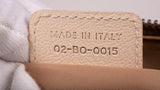 Authentic Christian Dior Beige Embroidered Diorissmo Boston Bag