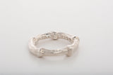 Authentic Tiffany & Co Sterling Silver 925 Bamboo Bone 1996 Ring SZ 5.5