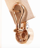 Ladies 14k Yellow Gold Diamond MultiCut Drop Earrings 1.26CTW