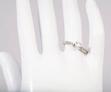Ladies 14k White Gold Solitare Diamond Engagement Ring .45 CTW