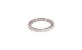 Brand New 14k White Gold 2.04TCW Lab Grown Emerald Cut Eternity Band