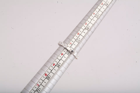 Brand New 14k White Gold 2.04TCW Lab Grown Emerald Cut Eternity Band
