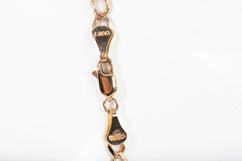 Unisex 10k Yellow Gold Figaro Link Chain 20.5"
