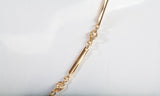 Ladies 18k Yellow Gold Fancy Link Necklace 16"