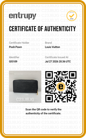 Authentic Louis Vuitton Epi Clemence Wallet Black Wallet