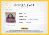 Authentic Christian Dior Light Purple Cannage Quilted Satin Nylon Charming Tote Bag