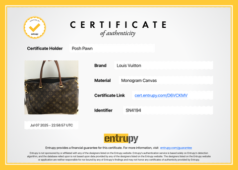 Authentic Black Louis Vuitton Monogram Canvas Pallas Tote Bag