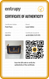 Authentic Louis Vuitton Indigo Vernis Monogram Mallory Vernis Square Bag