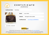 Authentic Louis Vuitton Vernis Monogram Amarante Brea MM Handbag