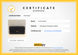 Authentic Louis Vuitton Black Monogram Empreinte Leather Sarah Wallet