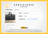 Authentic Navy Blue Louis Vuitton Keepall Bandouliere 50 Monogram Shadow