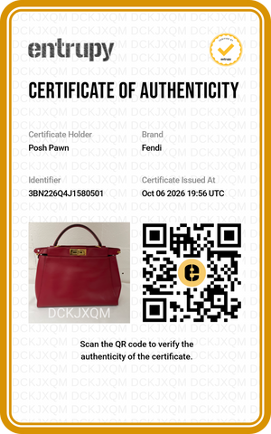 Authentic Fendi Selleria Peekaboo Red Large Satchel Bag