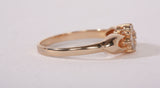 Ladies 14k Yellow Gold Floral Cluster Ring