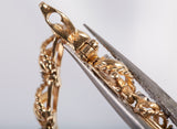 Ladies 14k Two Toned 1.04 TCW Diamond Bracelet Size 6.75"