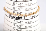 Ladies 14k Two Toned 1.04 TCW Diamond Bracelet Size 6.75"