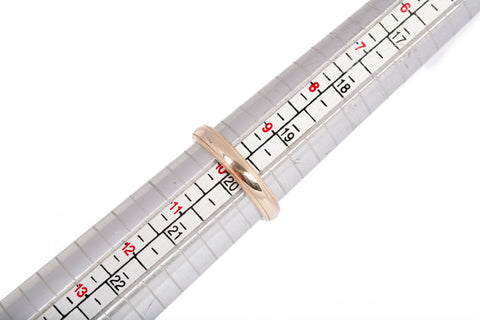 Gentlemen's 14k Yellow Gold Wedding Band 4mm